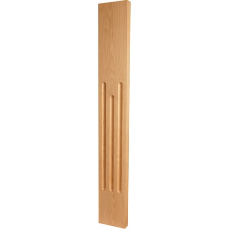 Osborne Wood Products 34 1/2 x 5 x 1 3/16 Modified Fluted Pilaster in Hickory 3502H